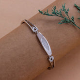 925 Silver  Ladies Kada Adjustable Bracelet